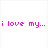 Pixelated collage of fashion and tech items with text labels, including boots, a purse, phone, iPod, and AIM logo.