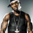 A static contact sheet frame showing a person in a sleeveless vest and cross necklace with bold text "GET RICH OR DIE TRYIN" on black background.