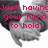 Black-and-white image of two hands clasped together with pink text overlay reading "Just having means the your hand to hold world to me <33".