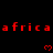Red pixelated text 'africa' repeats across black background with red heart symbols, partially cropped at bottom right.