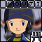 Pixelated character with blue headband and yellow-green shirt in of showing subtle facial expression changes