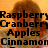 Animated icon with a person in the background and text overlays listing various fruit, stationery, and personal care items.