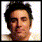 nine pixelated portrait images showing repeated faces with varying expressions and backgrounds