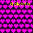 Pixel art icon with repeating pink hearts on dark purple background and yellow "dakota" text at four corners.
