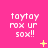 Pixelated text on a pink background with yellow star-like symbols, showing repeated phrases and small animation changes across frames.
