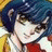 A pixelated anime-style character with blue hair and a red-and-white outfit on the left, next to black background text reading "Anime IM" and "cDM" in white pixelated font.