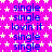 A static image with a bright pink background covered in white stars, displaying repeated blue text reading 'single' and 'lovin it'.