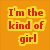 A static image with orange background and red text in yellow outlines, displaying lyrics about laughter and silence.
