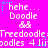 A static image with a bright pink background displaying repeated text and symbols in white, cyan, and purple pixelated fonts.