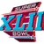 Pixelated icon features stylized text 'ZELDA' in blue and red with a dark red banner above and below, set against a white background.