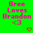 Green background with repeated pink text 'Bree Loves Brandon' and heart symbols, each frame showing a different red pixelated heart position.