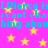 Bright pink background with scattered yellow stars and repeated blue text reading "I Pierce is I cant chau cant cha hing abouhing abou".