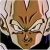 Pixelated close-up of a character's face with brown hair, dark eyes, and a stern expression against a light background.