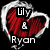 Pixelated icon with red and white heart shape containing 'Lil' text above an ampersand symbol, all on black background.