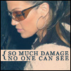 A static image shows a person with long brown hair wearing large hoop earrings and brown-tinted sunglasses, with text overlaid at the bottom.