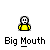 Pixelated character with yellow shirt and white face showing varied mouth expressions, some frames include question marks above head.