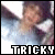 A four- of pixelated images with text overlays: top-left shows a person in light clothing, top-right a person in white shirt and dark tie, bottom-left a person with curly hair, all with bold black-and-white text labels