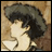 Pixelated anime-style character icon with black hair and beige clothing on left, paired with "Anime IM" text logo on right against black background.