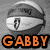 Pixelated icon shows a gray helmet with white stripe and black symbol above orange text reading GABBY on gray background.