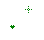 Green pixelated cross and heart shapes on white background, with two distinct sizes of crosses visible.