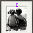 A black-and-white pixelated image of two figures in a close embrace, with purple text above them changing sequentially.