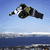 Animated scene shows a person snowboarding over water with text overlays changing from 'snowboarding is amazing' to 'wow! TRY IT!'