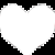 Static pixelated heart icon with gray fill and white outline on black background, 50x50 pixels at 256x256 resolution.