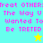 Pixelated text on a split background with a star symbol, featuring repeated phrases and color blocks.