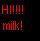 Pixelated red text 'HUU' above 'talk!' on dark background with green and blue accents.