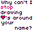 A 2x2 contact sheet of four animated frames showing pixelated text with heart symbols and question marks, each frame displaying variations in the phrase "Why can't I stop drawing 's around your name?"