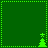 Green pixelated icon with four quadrants divided by dotted lines, featuring two small trees and two stars in opposite corners.