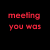 Black background with multicolored pixelated text arranged in a pattern, displaying phrases about fate and love