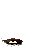 A hand transitions from open palm to clenched fist across five pixelated frames on a gray background.