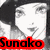Black-and-white pixelated images of people with overlaid text in red, blue, and white, plus a black cross symbol on white background.