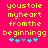 Yellow pixelated text on bright pink background reads 'you stole my heart from the beginninggg' with five cyan and gray star icons below.