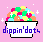 Pixel art of a bowl filled with colorful, blocky shapes on a pink background with white plus signs.