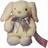 A 48x48 pixel buddy icon split into two frames showing a cartoon rabbit and an Easter greeting card design.