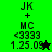 Two green-toned display text and symbols; left has black background with green figure, right is solid green