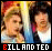 Animated sequence of two men in a cartoon-style image with 'BILL AND TED' text below, showing subtle facial expression changes across frames.
