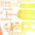 Pixelated static image with orange and yellow tones showing partial text fragments, a stylized anchor symbol, and abstract shapes on white background.