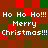 Pixelated holiday-themed graphic with repeating text over a checkered background of red, green, and brown squares.