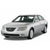 Pixelated silver sedan viewed from front-left angle with visible headlights, grille, and side mirror on white background.