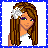 Pixel art buddy icon featuring a female character with brown hair and white flower accessory on left, next to gradient text panel reading "Single And Crushin" on right.