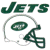 A split-frame contact sheet showing two distinct sections: a New York Jets football helmet logo on the left and green text reading "Original Icons .com" on a dark background on the right.