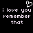 Pixelated white text on black background with a heart symbol above the text, repeated twice side-by-side.