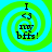 Four identical display a green and cyan spiral background with black text reading "I <3 my bffs!" in the center