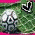 Two identical pixelated icons with white and gray patterns on green grass, a black heart outline above them, and pink borders at top and bottom.
