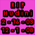 A four- displays a memorial tribute with red text on pink, hands forming a heart shape, and handwritten-style script