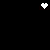 A 5x5 contact sheet of animated frames showing a pixelated text-based animation with repeating phrases and heart symbols on a black background.