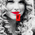 A four- shows a person with curly hair in grayscale, color, and two color variations, with red text overlays reading 'I', 'LOVE', and 'TAYLOR SWIFT'